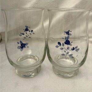 Pfaltzgraff Poetry Glossy 8 OZ glasses.